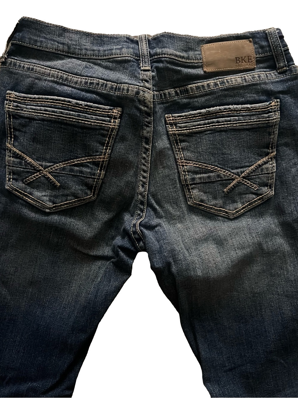 BKE Jake Straight Men’s 33x34 Blue Straight Leg Stretch Denim Jeans - Size 32x34 - Picture 6 of 6